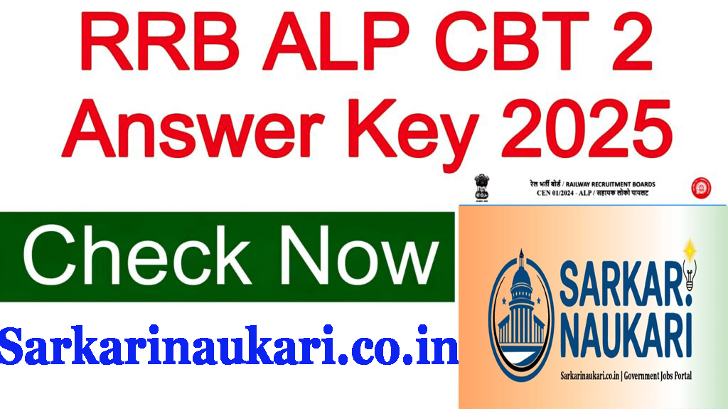 Railway RRB ALP Stage II Answer Key 2025